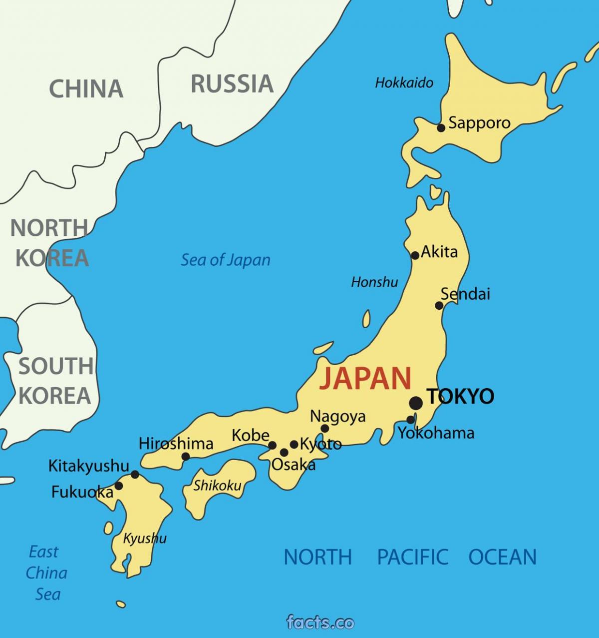 Posizione sulla mappa di Tokyo