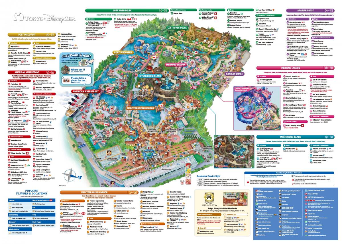 Disneysea mappa