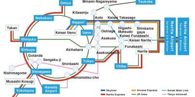 Mappa di Keisei line