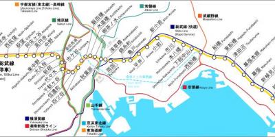 Mappa di Sobu line