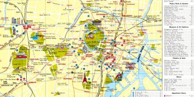 Tokyo attrazioni mappa