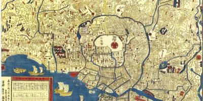 Mappa della vecchia Tokyo